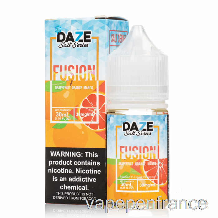 Mangue Orange Pamplemousse Glacé - 7 Sels De Fusion Daze - 30 Ml 30 Mg Stylo Vape